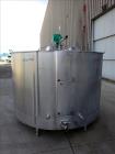 Used Walker Stainless Mix Tank, Model PZ-B, 1,000 Gallon, 304 Stainless Steel,