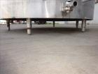 Used Walker Stainless Mix Tank, Model PZ-B, 1,000 Gallon, 304 Stainless Steel,