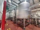 4,000 Gallon 316L Stainless Steel Process Tank – Jacketed, Agitated, CIP Ready