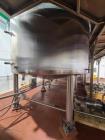 4,000 Gallon 316L Stainless Steel Process Tank – Jacketed, Agitated, CIP Ready