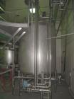Used Walker Stainless Tank, 1000 gallon, 316 stainless steel, vertical. 66