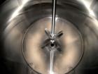 Used Walker Stainless Tank, 1000 gallon, 316 stainless steel, vertical. 66