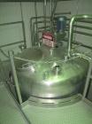 Used Walker Stainless Tank, 1000 gallon, 316 stainless steel, vertical. 66
