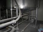 Used Walker Stainless Tank, 1000 gallon, 316 stainless steel, vertical. 66