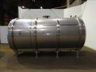 Used Walker Tank, Model SSHHT, 4,500 Gallon, 304 Stainless steel. Horizontal