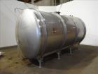 Used Walker Tank, Model SSHHT, 4,500 Gallon, 304 Stainless steel. Horizontal