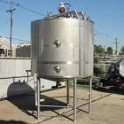 Used- 1,000 Gallon Stainless Steel Mixing Tank