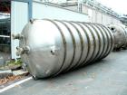 Used: Walker Stainless pressure tank, 3000 gallon, stainless steel, vertical. Approximately 72