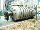 Used: Walker Stainless pressure tank, 3000 gallon, stainless steel, vertical. Approximately 72