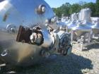 Used Walker Stainless Pressure Tank, 3000 Gallon, 316 Stainless Steel, Vertical. Approximate 72'' diameter x 166'' straight side, dished top and bottom. Internal rated 35/fv psi at 325 deg F. Foote a...