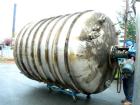 Used: Walker Stainless pressure tank, 4000 gallon, stainless steel, vertical. Approximately 96