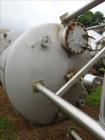 Used Walker 2500 Gallon Tank, 304L Stainless Steel, Vertical.