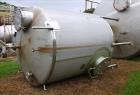 Used Walker 2500 Gallon Tank, 304L Stainless Steel, Vertical.