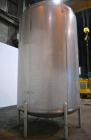 Used Cherry-Burrell Storage Tank, 4500 Gallon, Model CVD, 316L Stainless Steel, Vertical. 96