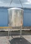 Used- 1850 Gallon Waukesha Cherry Burrell 316 Stainless Steel Tank. Interior Dimensions: 80