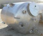 Used- Will-Flow Pressure Tank, 1000 Gallon, 316 Stainless Steel, Vertical. 66