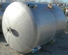 Used- Will-Flow Pressure Tank, 1000 Gallon, 316 Stainless Steel, Vertical. 66