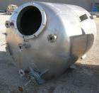 Used- Will-Flow Pressure Tank, 1000 Gallon, 316 Stainless Steel, Vertical. 66