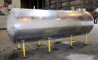 Used Zero Milk Cooling Tank, Model NV1500, 1,500 Gallon
