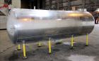 Used- Zero Milk Cooling Tank, Model NV1500, 1,500 Gallon