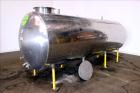 Used Zero Milk Cooling Tank, Model NV1500, 1,500 Gallon
