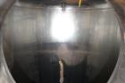Used Zero Milk Cooling Tank, Model NV1500, 1,500 Gallon, 304 Stainless steel, Horizontal. Approximate 52