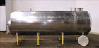 Used Zero Milk Cooling Tank, Model NV1500, 1,500 Gallon, 304 Stainless steel, Horizontal. Approximate 52