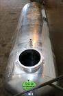 Used Zero Milk Cooling Tank, Model NV1500, 1,500 Gallon, 304 Stainless steel, Horizontal. Approximate 52