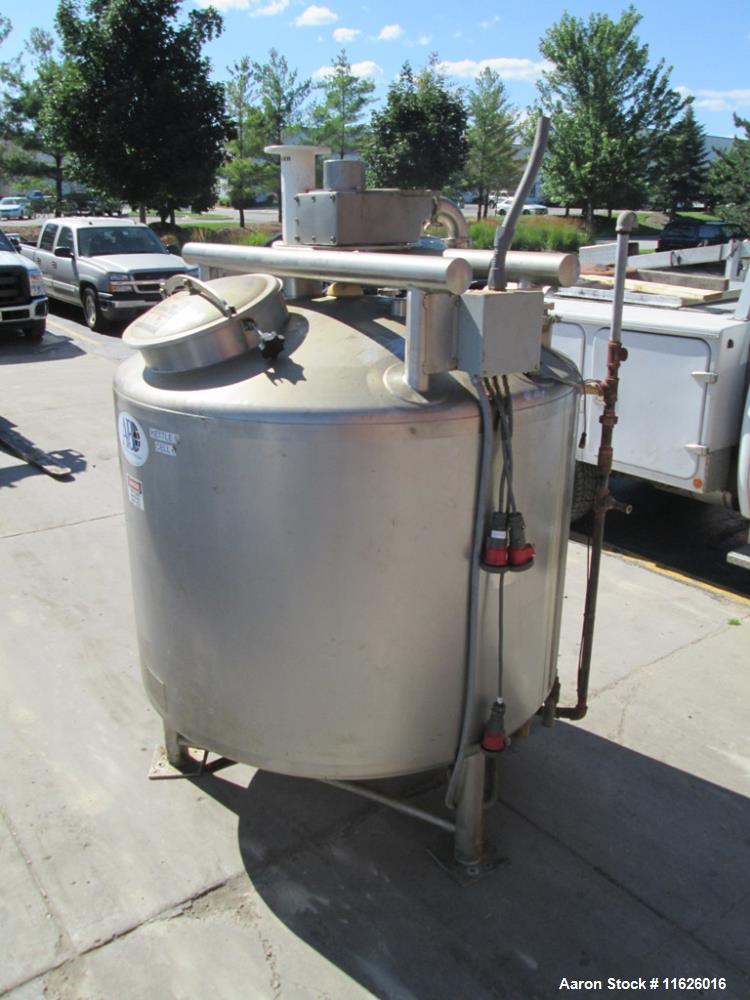 Used- 500 Gallon Stainless Steel Jacketed A and B Processor.