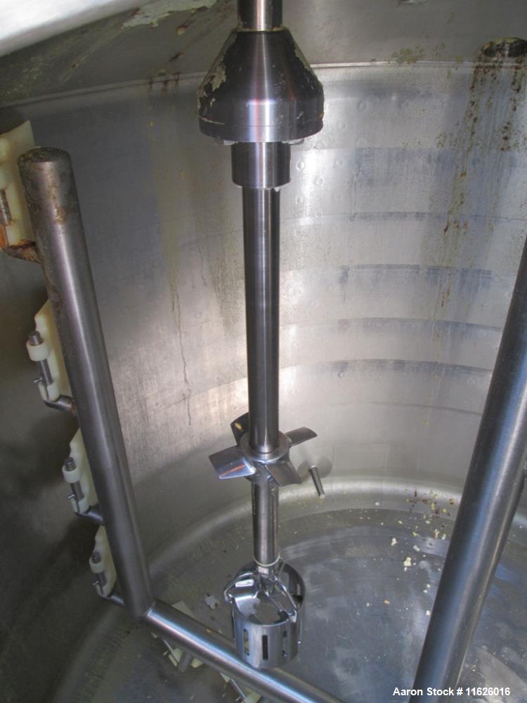 Used- 500 Gallon Stainless Steel Jacketed A and B Processor.