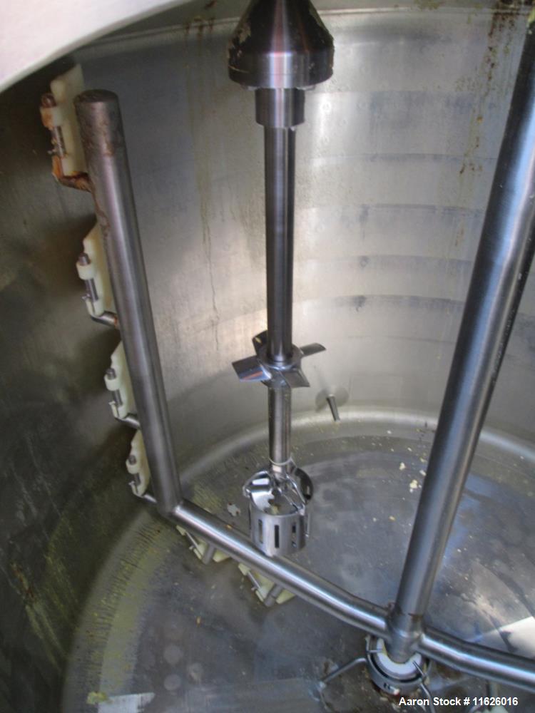 Used- 500 Gallon Stainless Steel Jacketed A and B Processor.