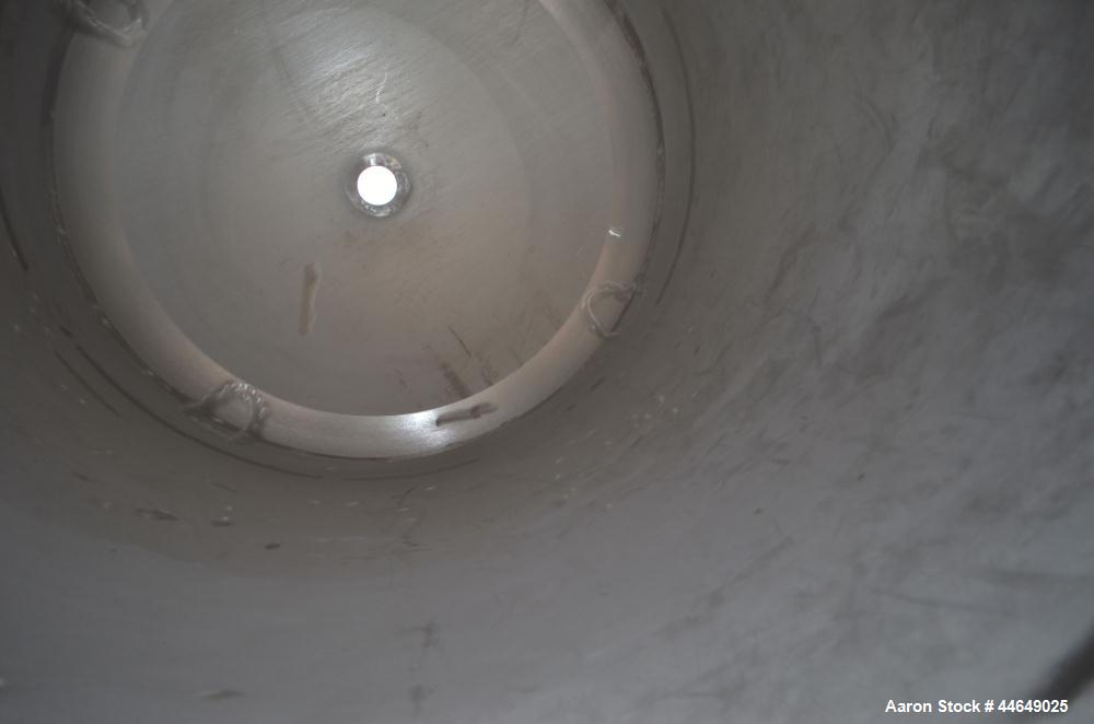 Unused- Holloway America Pressure Tank, 775 Gallon, 316L Stainless Steel, Vertical. Approximate 54" diameter x 74" straight side, dished top and bottom. Internal rated 90 psi at -20 to 500 degrees F....