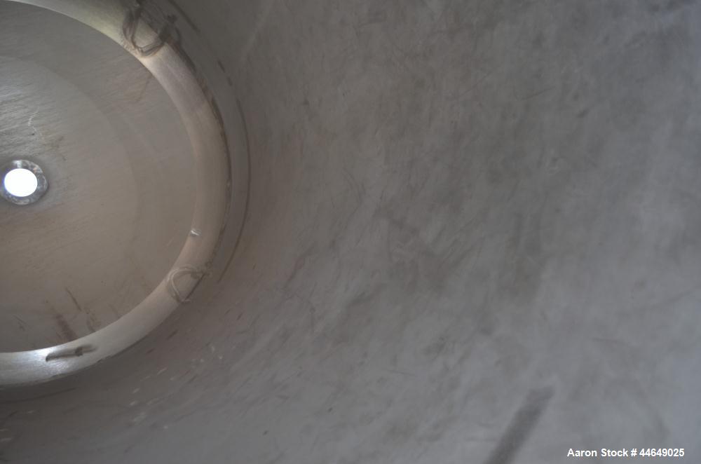 Unused- Holloway America Pressure Tank, 775 Gallon, 316L Stainless Steel, Vertical. Approximate 54" diameter x 74" straight side, dished top and bottom. Internal rated 90 psi at -20 to 500 degrees F....