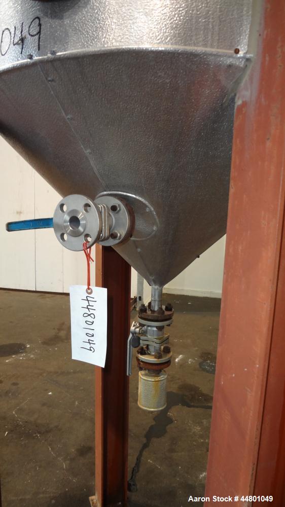 Used 525 Gallon Stainless Steel Par Piping & Fabrication Tank, Model X5C100
