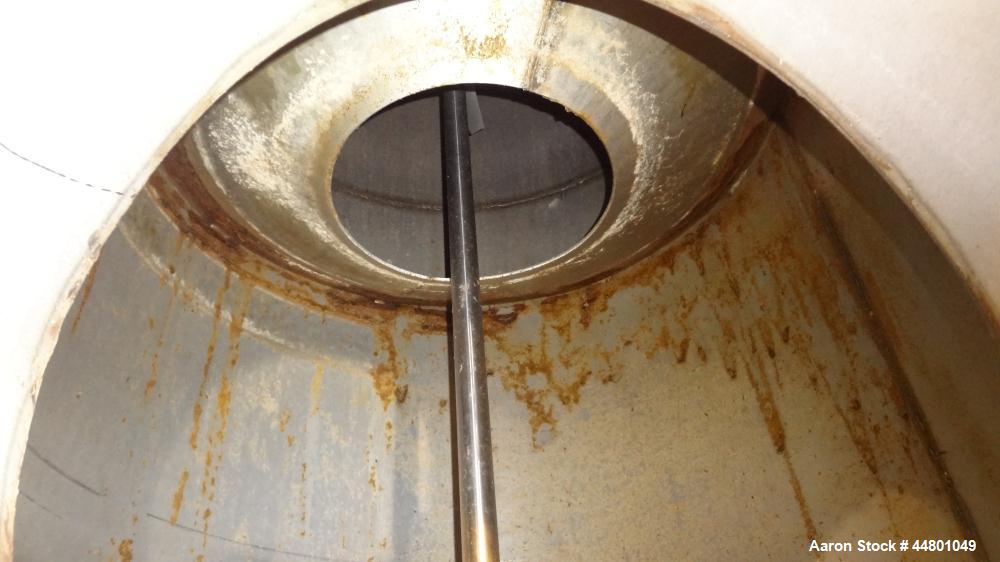 Used 525 Gallon Stainless Steel Par Piping & Fabrication Tank, Model X5C100