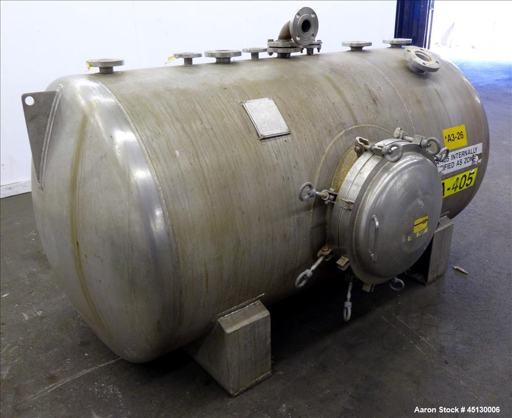 Used Stainless Services Ltd Tank, 502 Gallon (1900 liter), 316L Stainless Steel