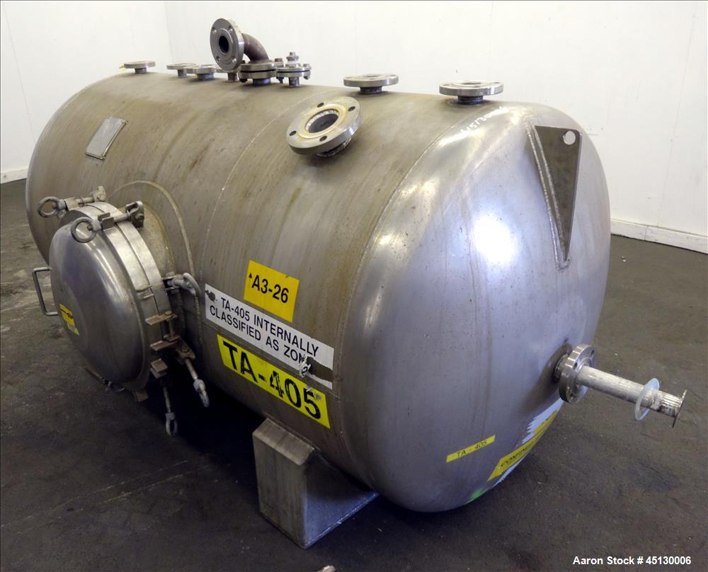 Used Stainless Services Ltd Tank, 502 Gallon (1900 liter), 316L Stainless Steel