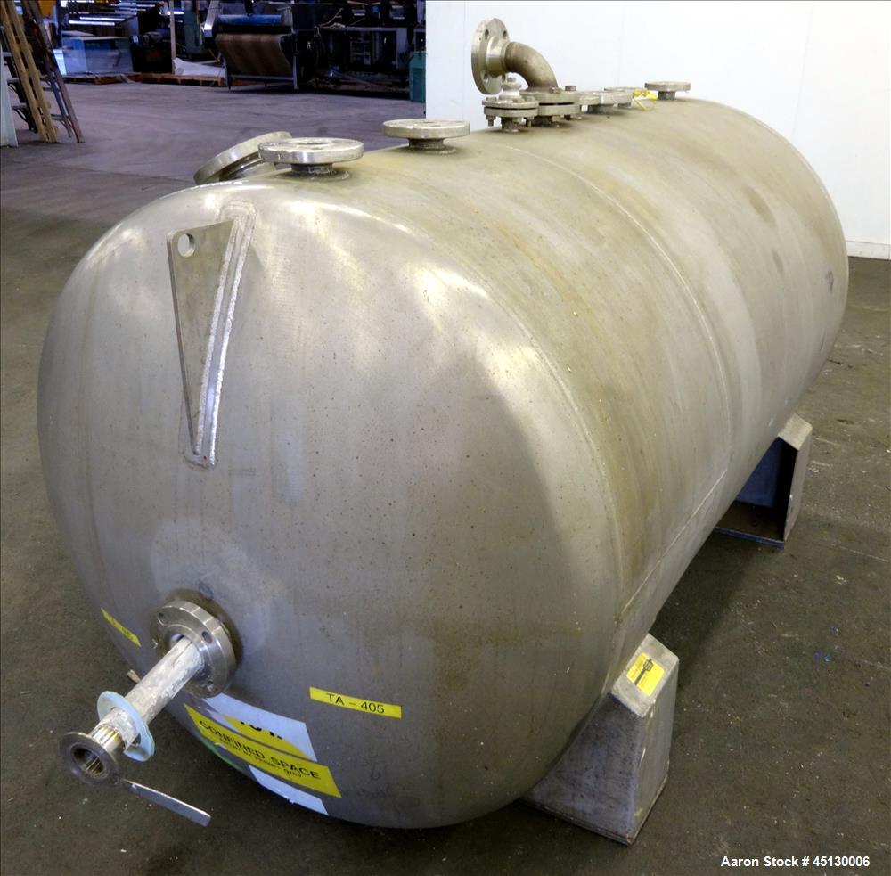 Used Stainless Services Ltd Tank, 502 Gallon (1900 liter), 316L Stainless Steel