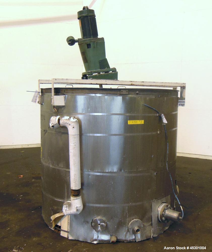 Used- 750 Gallon Stainless Steel Tank, Model NLDG-300