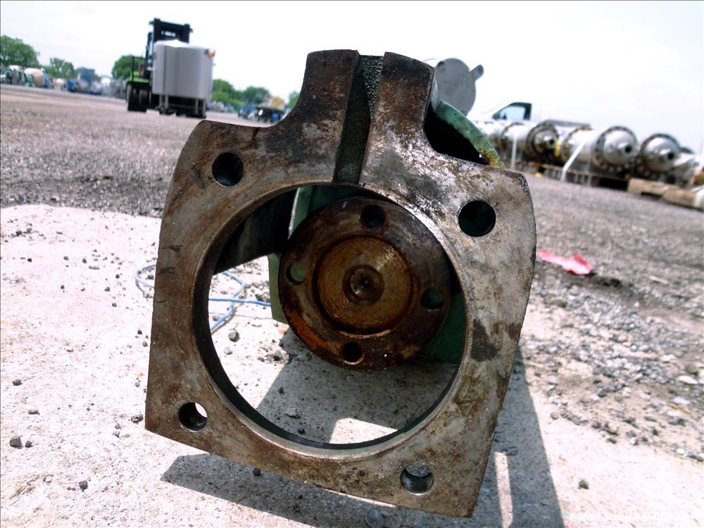 Used Tank, 500 Gallon, 304 Stainless Steel, Vertical. Approximate 48" diameter x 60" straight side, dished top & bottom. Off center top entering Lightnin agitator. Shaft and prop, driven by an approx...