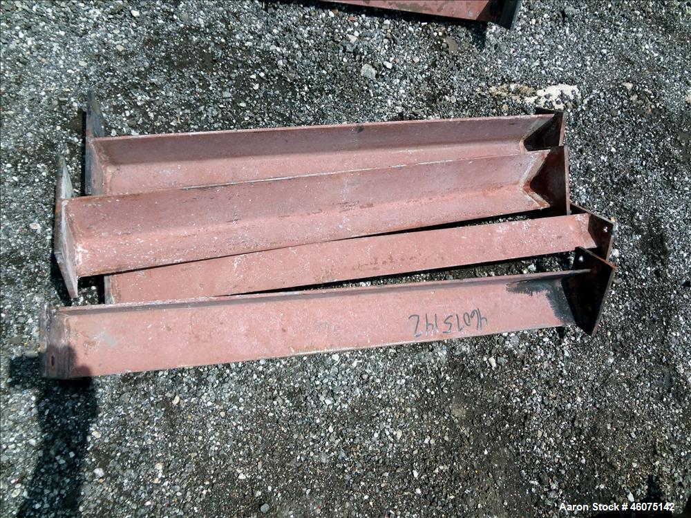 Used Tank, 500 Gallon, 304 Stainless Steel, Vertical. Approximate 48" diameter x 60" straight side, dished top & bottom. Off center top entering Lightnin agitator. Shaft and prop, driven by an approx...