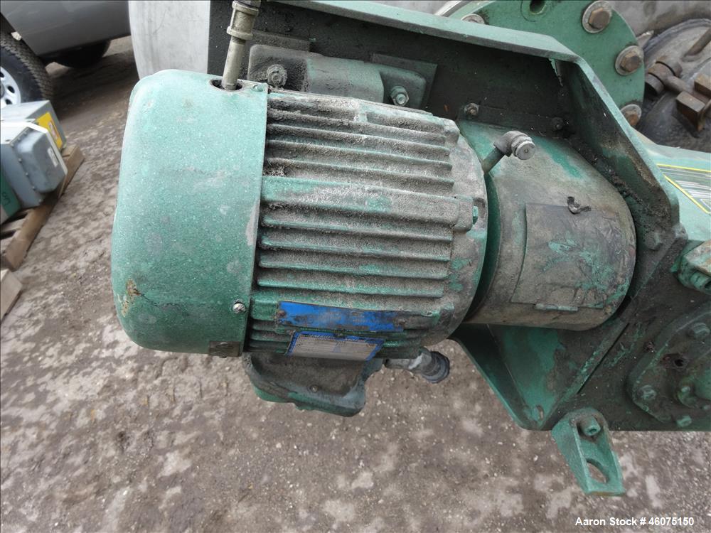 Used Tank, 800 Gallon, 304 Stainless Steel, Vertical. Approximate 60" diameter x 60" straight side, dished top & bottom. Top entering Lightnin agitator, model 71-C-3, serial# 7900275, ratio 9.33 to 1...
