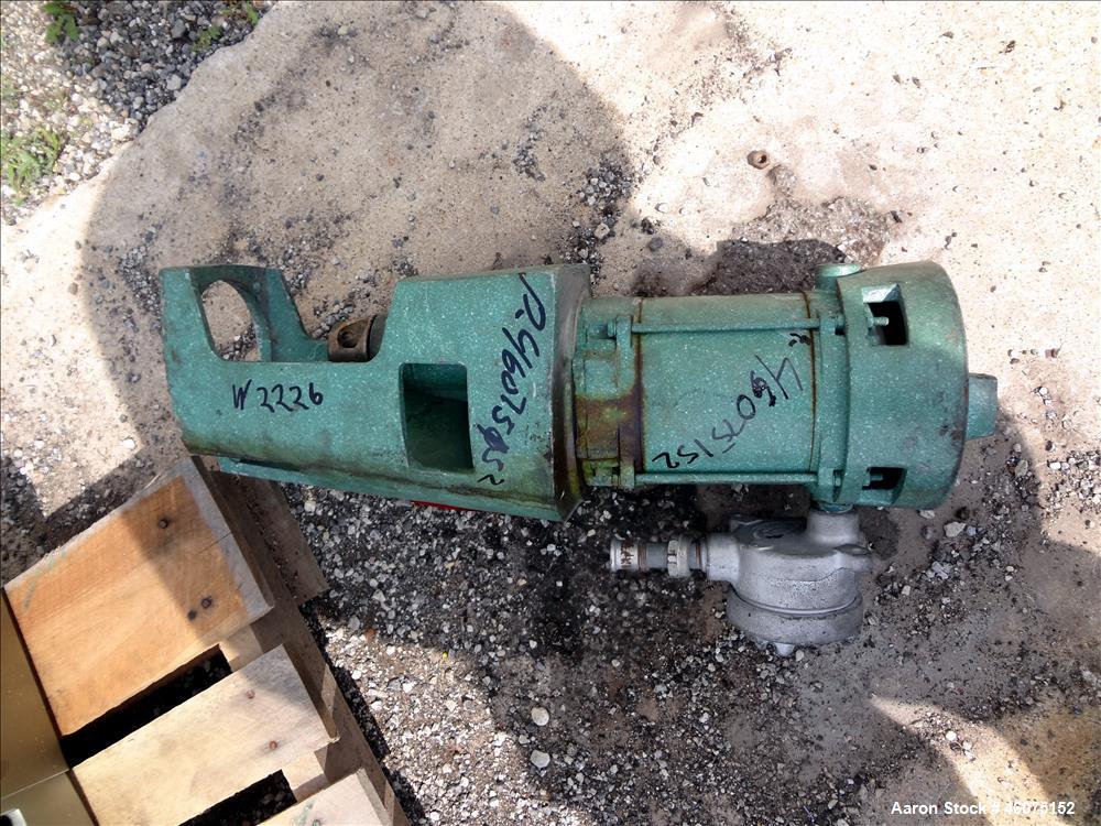 Used Tank, 500 Gallon, 304 Stainless Steel, Vertical. Approximate 48" diameter x 60" straight side, dished top & bottom. Off center top entering Lightnin agitator, model N33G33, serial# 746364. Shaft...