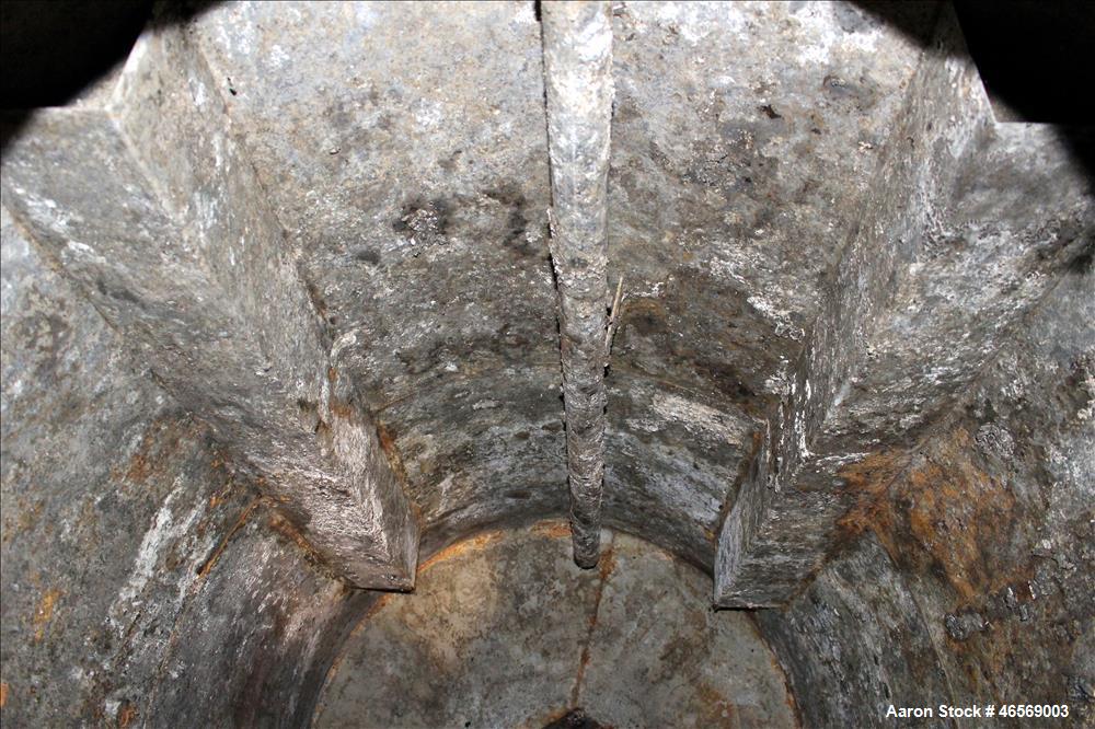 Used Tank, Approximate 700 Gallon, 304 Stainless Steel, Vertical. 48" Diameter x 82" straight side. Flat welded top, cone bottom. Openings Top: (1) 18", (2) 2". Side (1) 4", (5) 1". 2" Center bottom ...