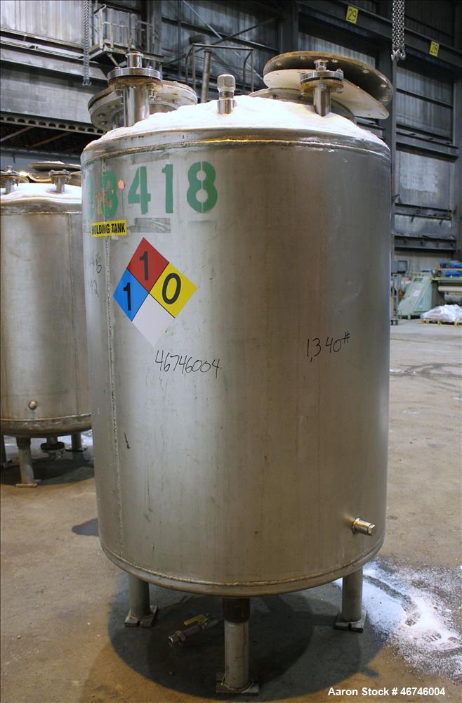 Used Merck & Co. Inc. Tank, Approximately 500 Gallon, 316L Stainless Steel, Ver