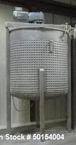 Used - Tank, 800 Gallon, Stainless steel, Vertical.