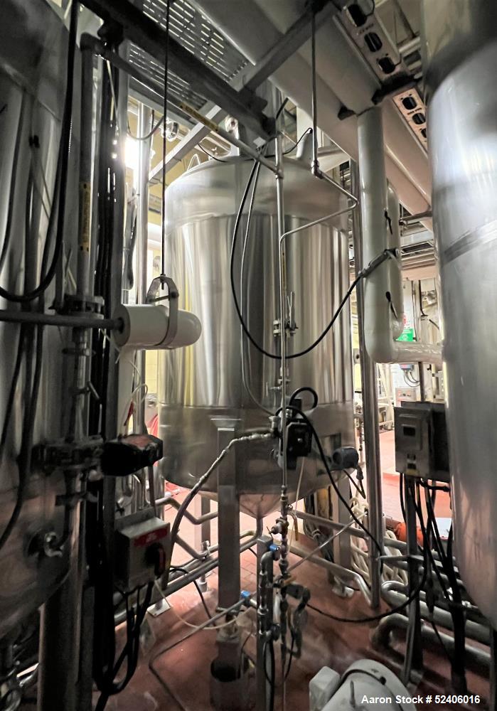Used Falco Balance Jacketed Tank, Approximate 750 Gallon, 304 Stainless Steel, V