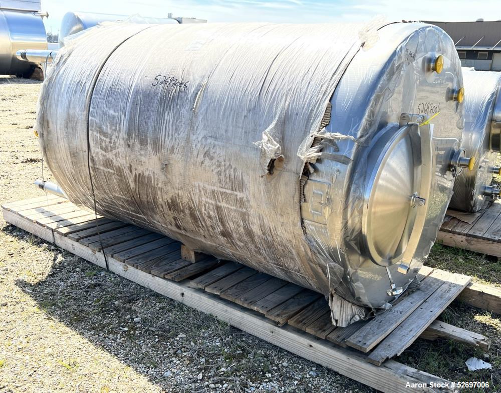 BCast Stainless 500 Gallon CIP Tank