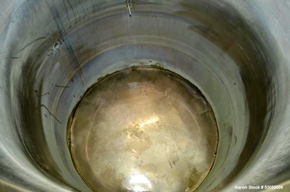 Used- 700 Gallon Specific Mechanical Systems 304 S/S Vertical Single Wall Insulated Tank. Open Top, Flat Bottom. 65 in Strai...