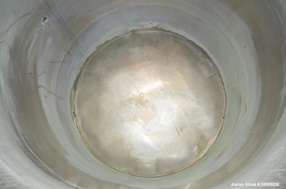 Used- 700 Gallon Specific Mechanical Systems 304 S/S Vertical Single Wall Insulated Tank. Open Top, Flat Bottom. 65 in Strai...